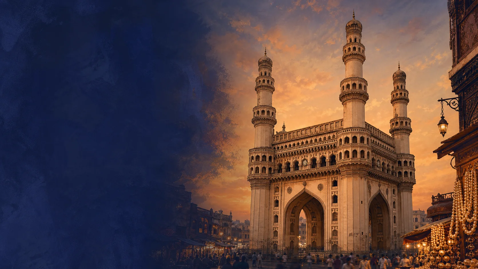 Illustrated visual guide to Hyderabad